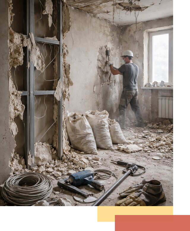 Профессиональный демонтаж зданий и конструкций в Кургане