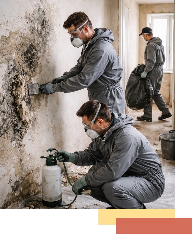 Удаление плесени со стен профессионально в Кургане