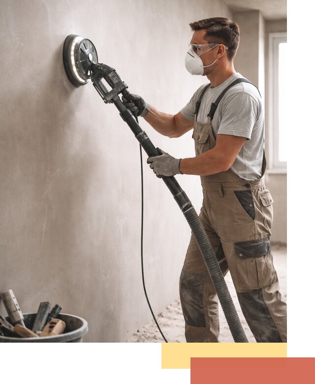 Профессиональная шлифовка стен в Кургане быстро и качественно