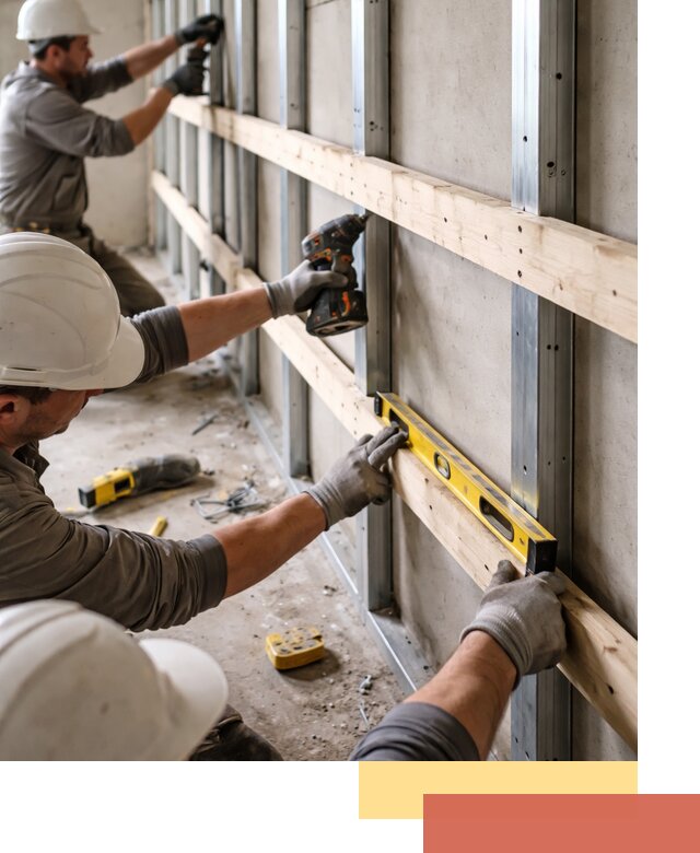 Устройство обрешетки под панели в Кургане