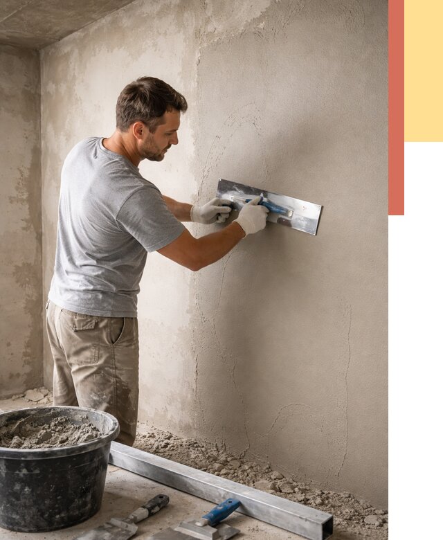 Штукатурка стен без маяков в Кургане от 7422 руб/м2 — услуги и цена | ОТДЕЛОЧНИК-Крг