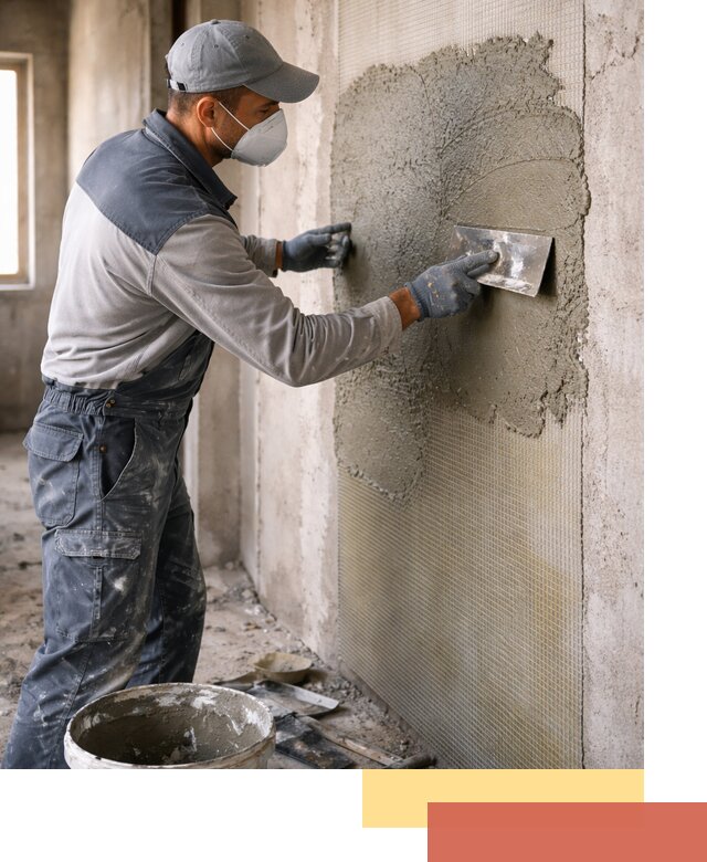 Штукатурка стен по сетке в Кургане под ключ качественно и быстро