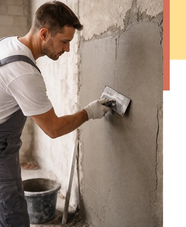 Штукатурка стен под плитку в Кургане от 4330 руб./м2 — выравнивание под плитку | ОТДЕЛОЧНИК-Крг