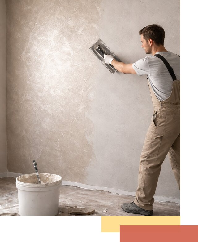 Декоративная штукатурка «Мокрый шелк» под ключ в Кургане