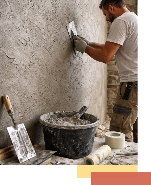 Декоративная штукатурка лофт в Кургане — отделка стен и потолков