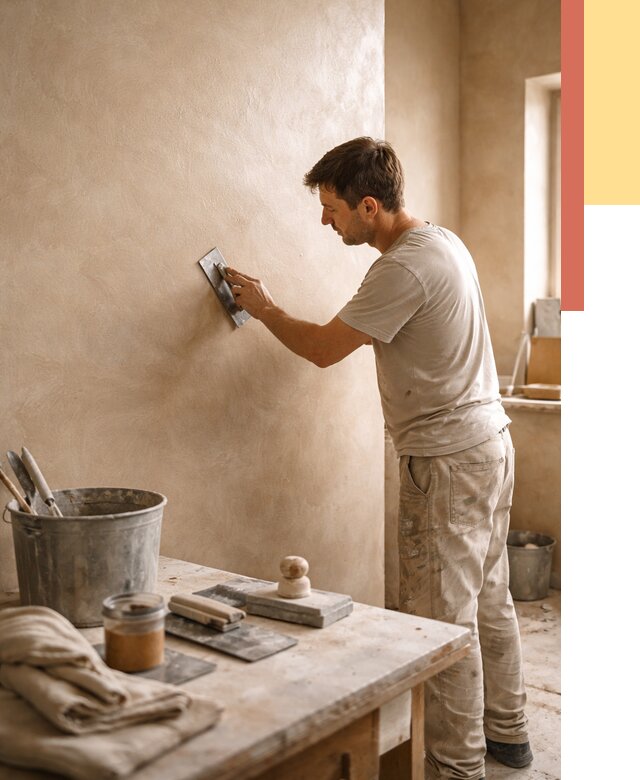 Марокканская штукатурка таделакт в Кургане под ключ от 4330 руб. | ОТДЕЛОЧНИК-Крг