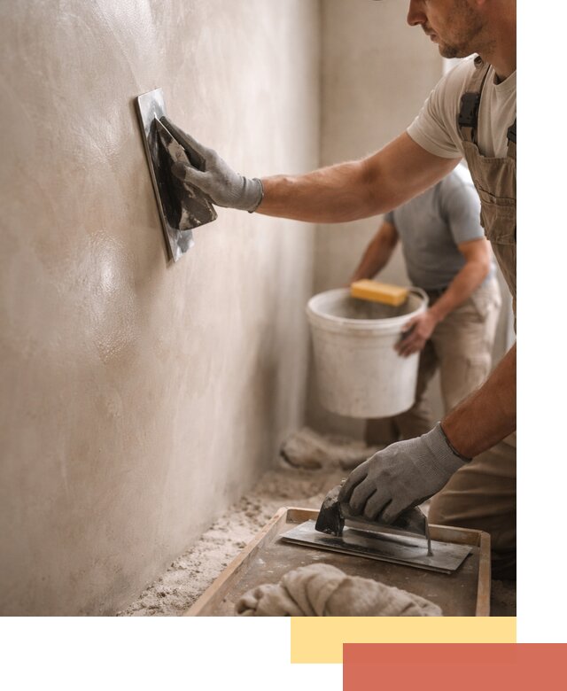 Нанесение марокканской штукатурки таделакт в Кургане