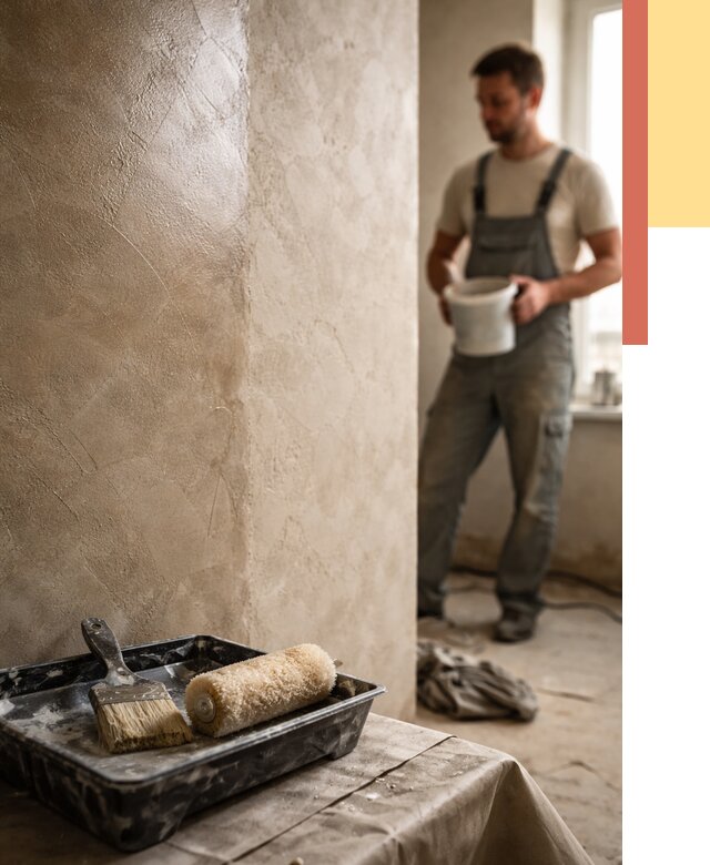 Нанесение воска на штукатурку в Кургане от 3608 руб. | Услуги ОТДЕЛОЧНИК-Крг