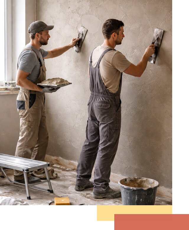 Ремонт декоративной штукатурки и восстановление фактуры в Кургане