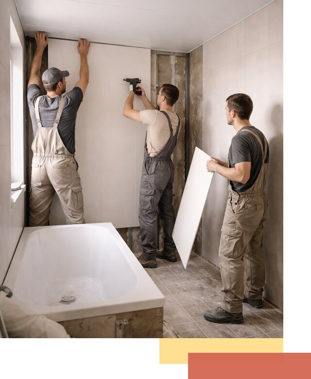 Отделка ванной панели ПВХ профессионально в Кургане