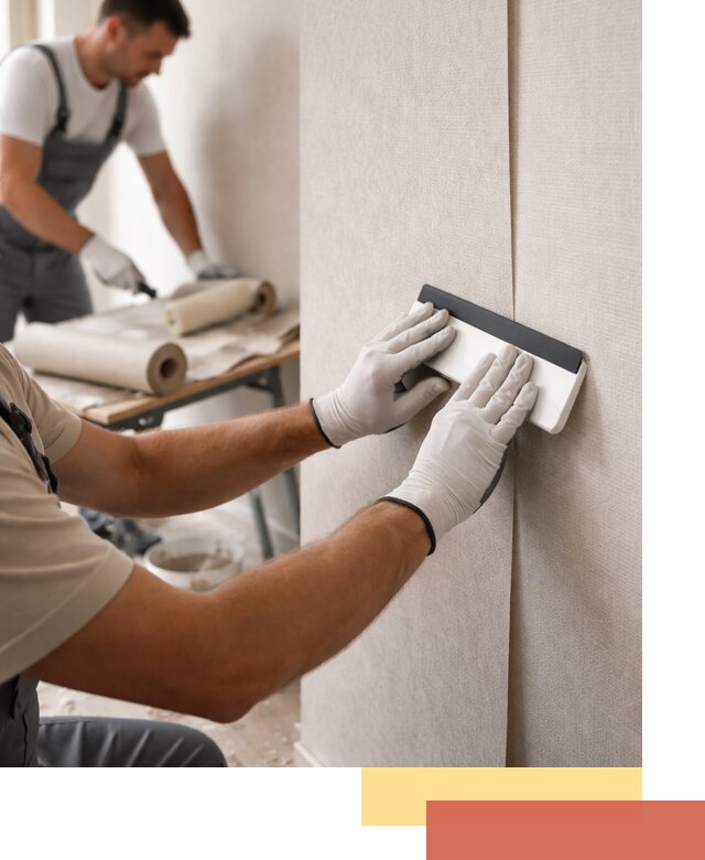 Поклейка обоев под покраску в Кургане профессионально и быстро