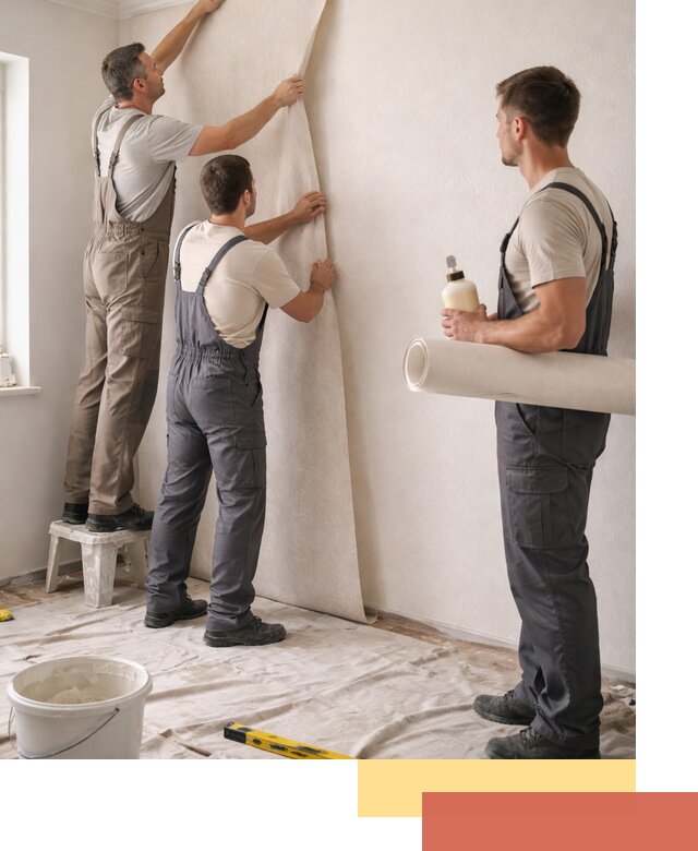 Оклейка стен обоями в Кургане — качественно и профессионально