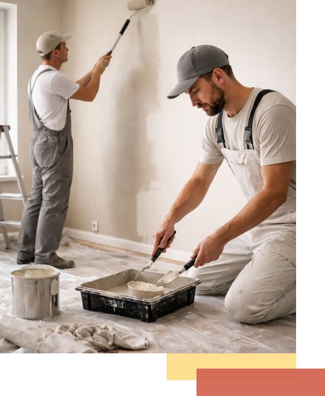 Покраска стен в квартире в Кургане — профессионально и аккуратно