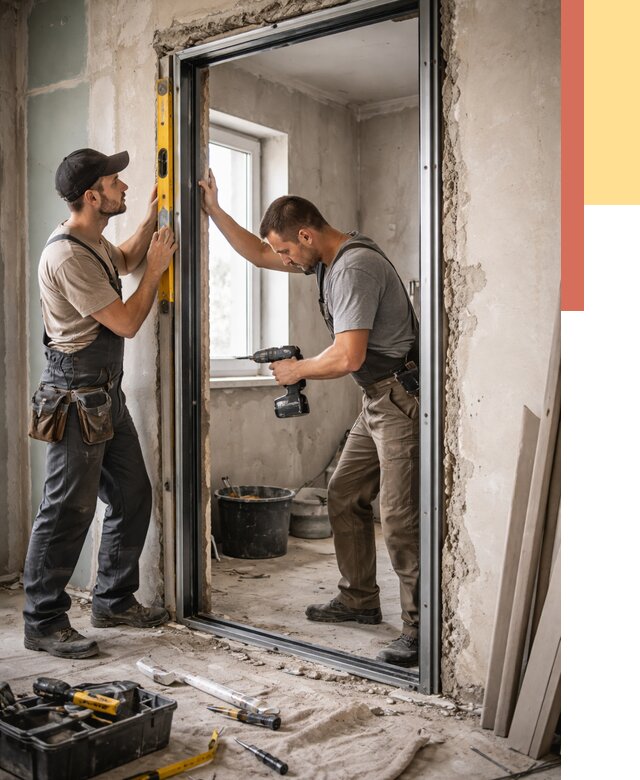 Закладка дверного проема в Кургане от 3608 руб. — быстро и недорого | ОТДЕЛОЧНИК-Крг