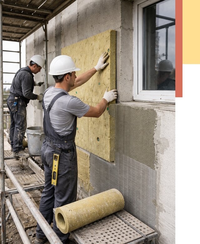 Утепление стен в Кургане от 4433 руб. под ключ — быстро и недорого | ОТДЕЛОЧНИК-Крг