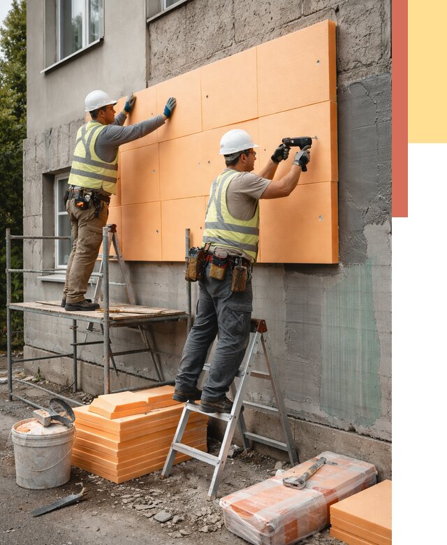 Утепление стен пеноплексом в Кургане от 1907 руб./м2 — быстро и недорого | ОТДЕЛОЧНИК-Крг