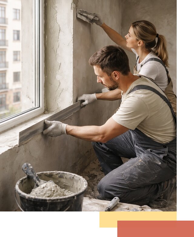 Штукатурка откосов дверей и окон профессионально в Кургане