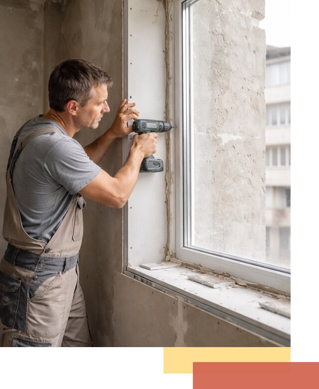 Монтаж гипсокартонных откосов в Кургане под ключ