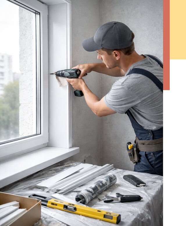 Установка пластиковых откосов в Кургане от 2320 руб. | ОТДЕЛОЧНИК-Крг монтаж, быстро и недорого