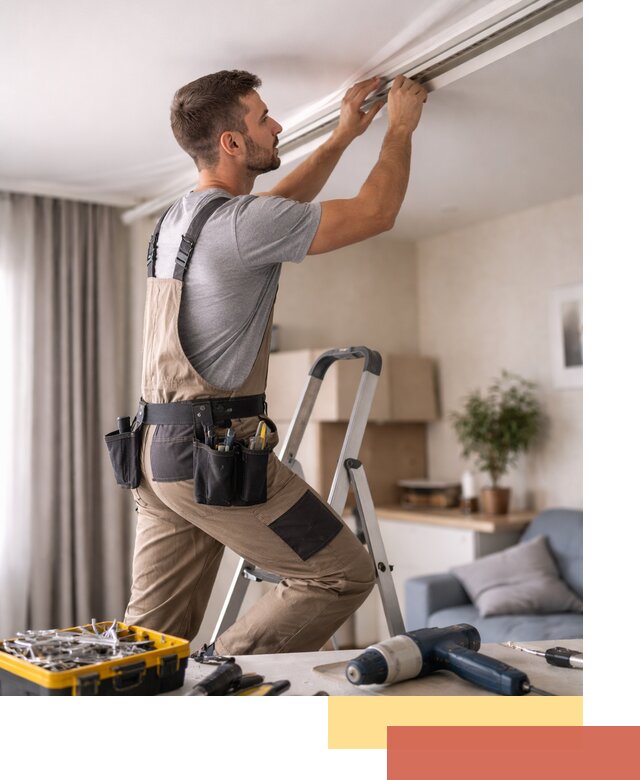 Ремонт натяжных потолков в Кургане — качественно и оперативно