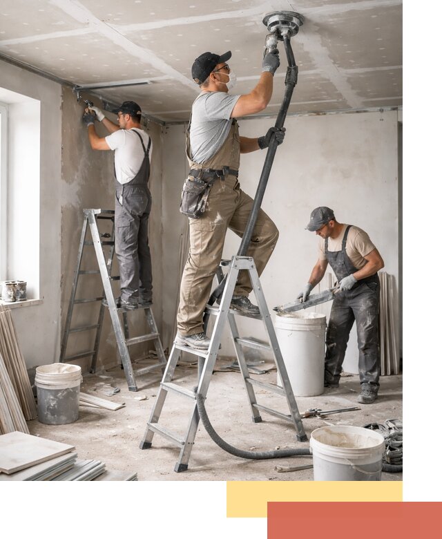 Ремонт потолка из гипсокартона в Кургане: быстрый и качественный монтаж