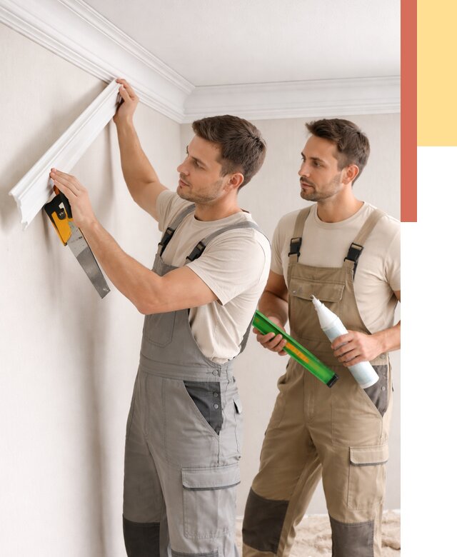 Монтаж потолочного плинтуса в Кургане от 2371 руб. — быстро и недорого | ОТДЕЛОЧНИК-Крг
