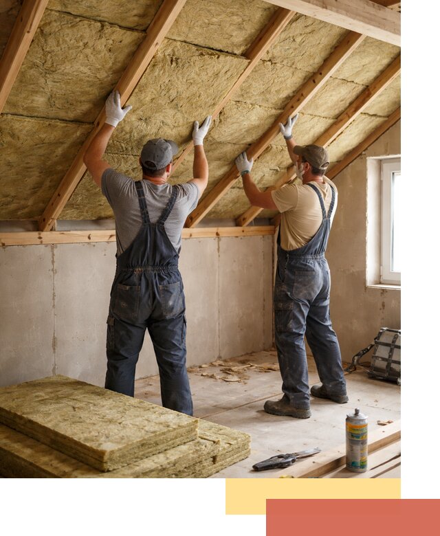 Утепление потолка минеральной ватой в Кургане